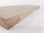 Preview: Solid wood edge glued panel Оak Select 40mm 2-layer, finger jointed lamella fix 45mm,